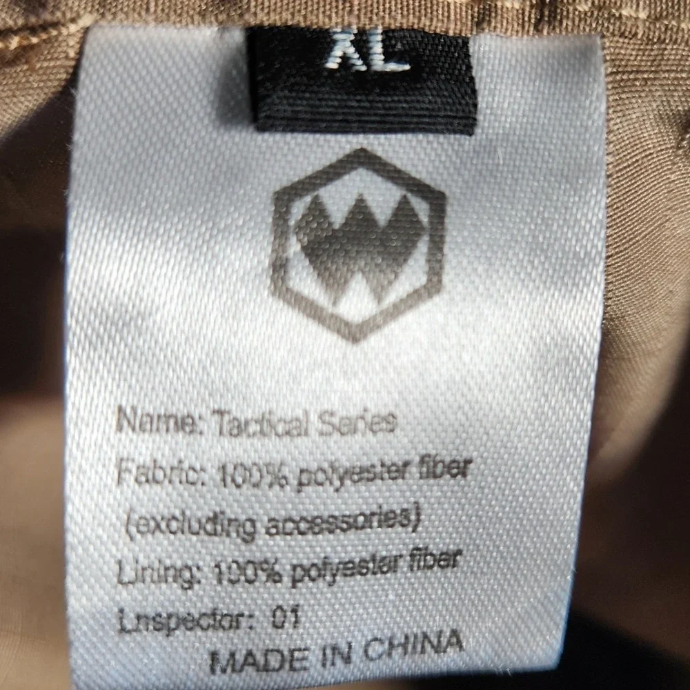 Tactical Series Cargo Pants Mens XL Tan Khaki Excellent Ripstop Outdoor Utility